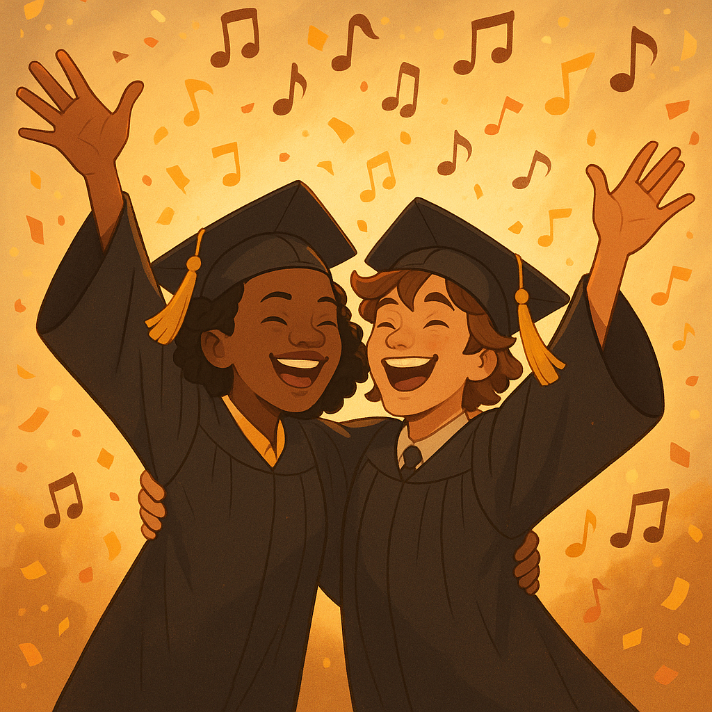 A graduation song for your best friend that actually sounds like them