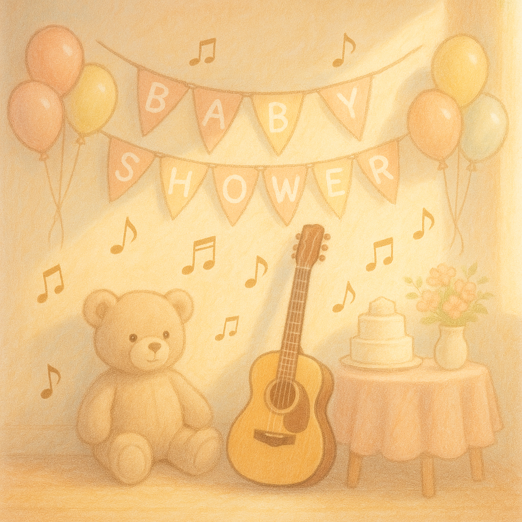 How to make a personalised baby shower song that sounds like the family