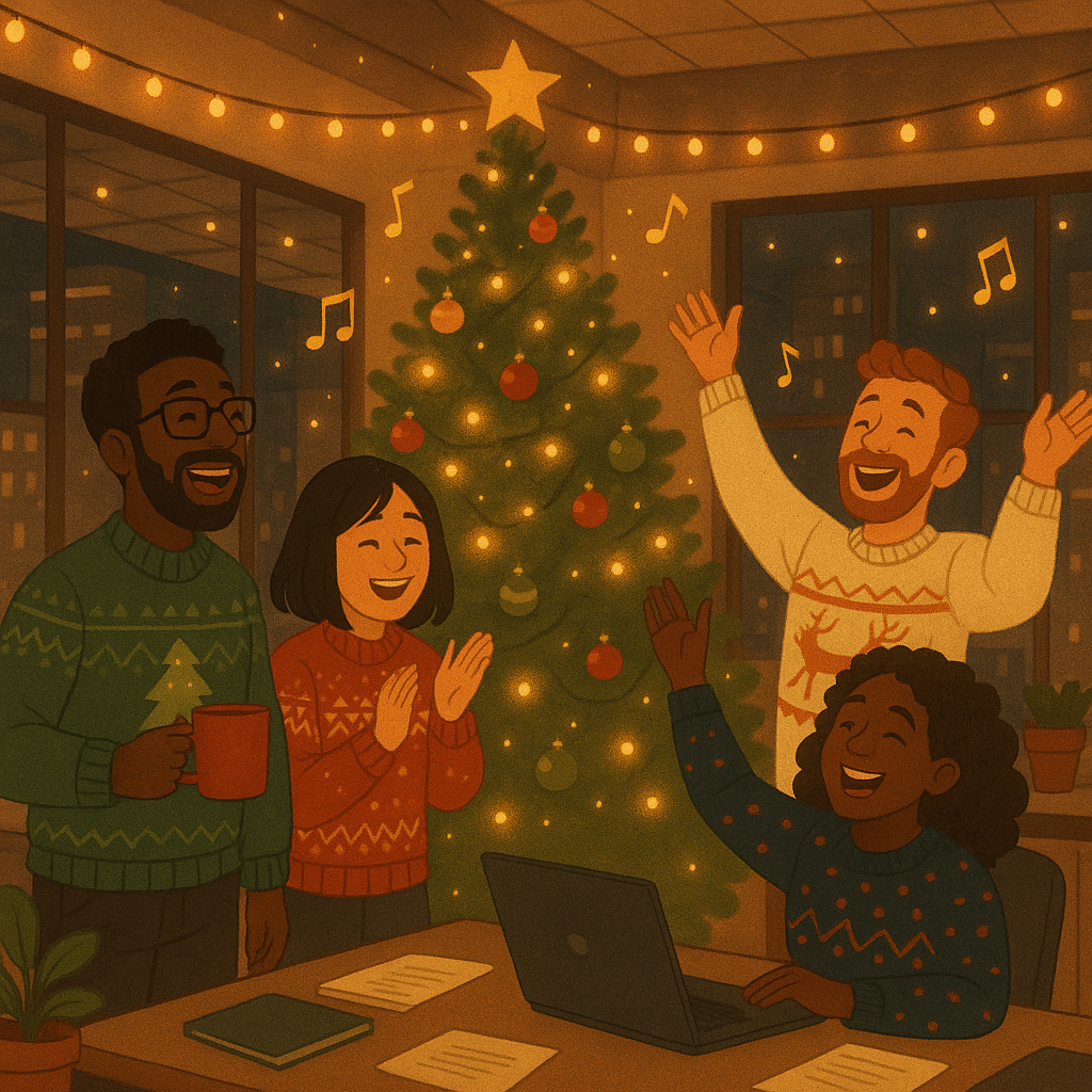 How to Give Your Team a Custom Christmas Song That Actually Lands
