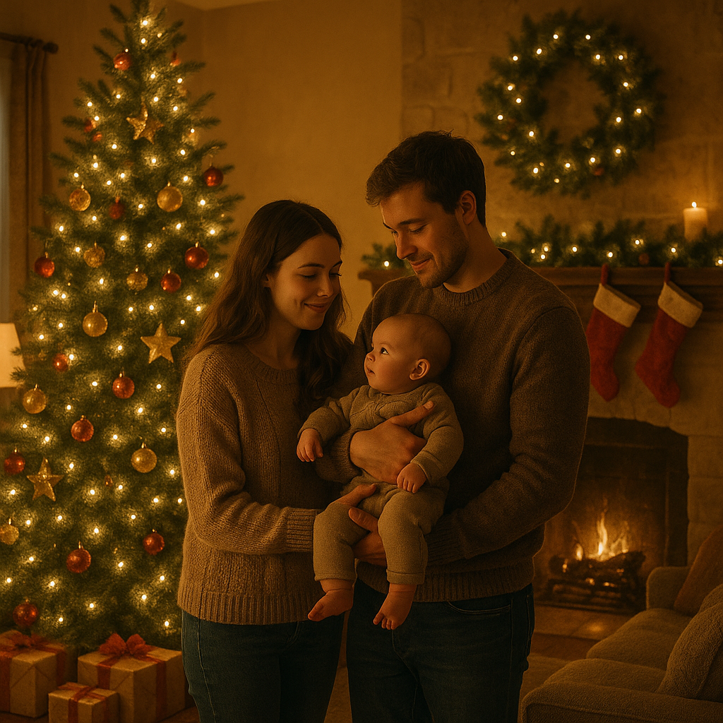 A Personalised Christmas Song For New Parents: A Keepsake Of The Year The House Changed