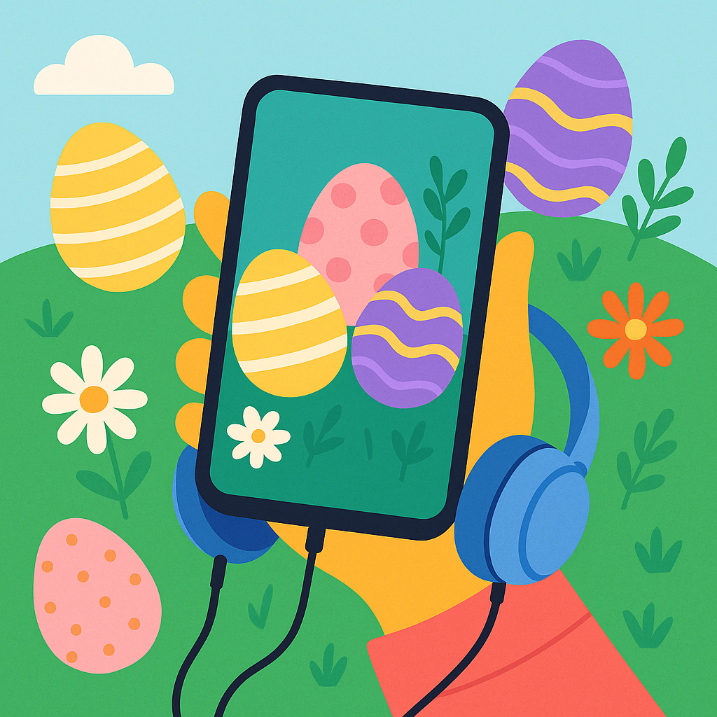 Custom Easter personalized song artwork