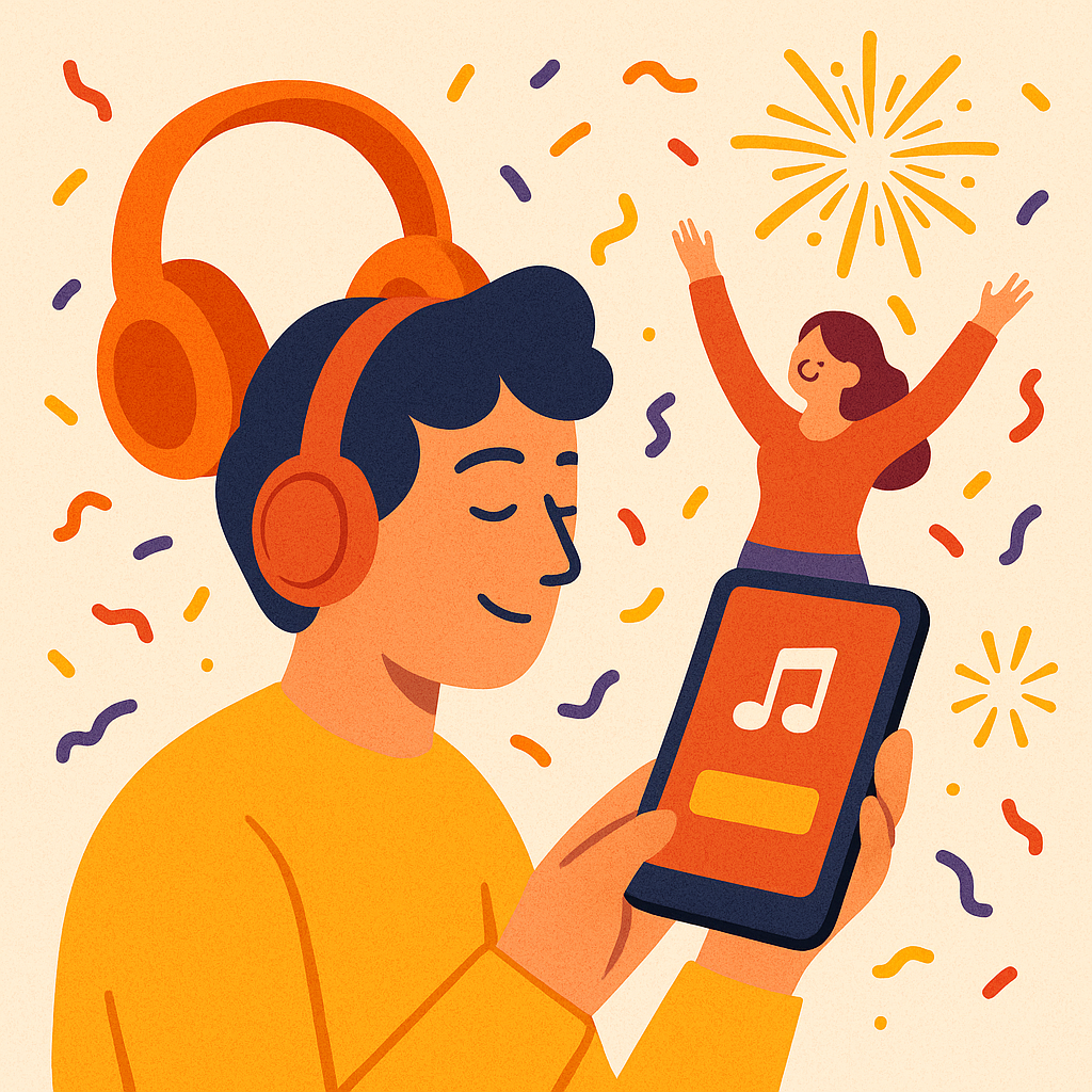 Custom New Year’s Eve personalized song artwork